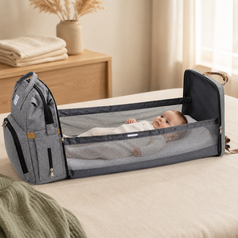 Halo — Sac à dos 3-en-1 avec lit bébé intégré